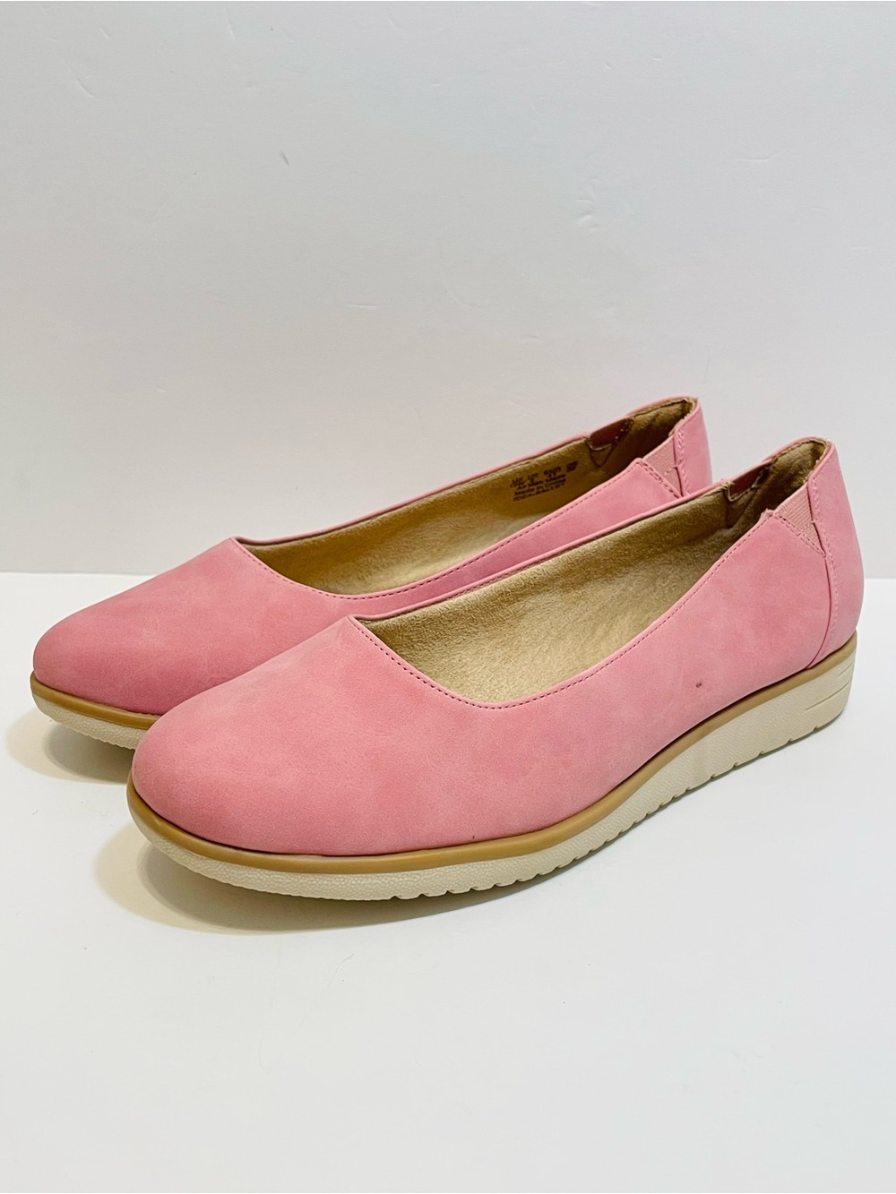 SOUL Naturalizer Idea Ballet Flat Wedge Slip-On Shoes - Pink Size 10